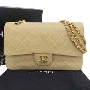 Chanel Matelassé 25 Double Flap Chain Shoulder Bag A01112 (Serial Number 4) w...
